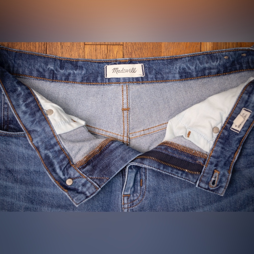 Madewell high rise, slim boyfriend jeans size 30 - Picture 7 of 13